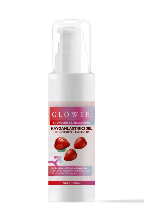 Çilek ve Böğürtlen Kayganlaştırıcı Jel Su Bazlı 60 ml