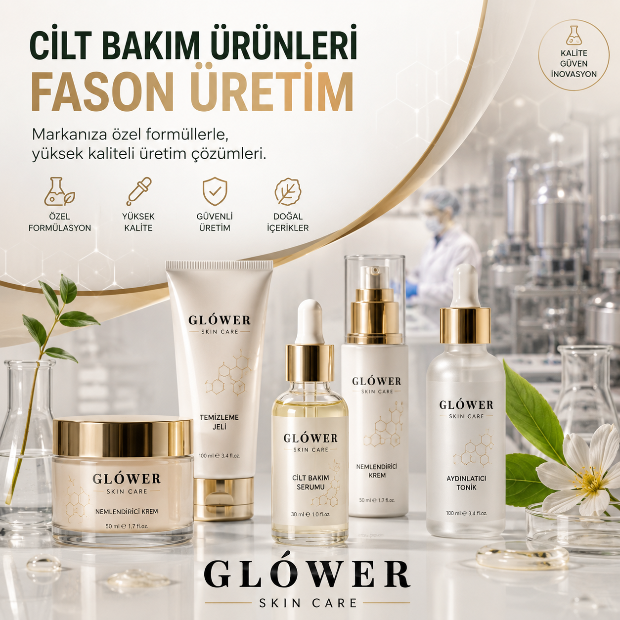 Cilt Bakım Ürünleri Fason Üretim